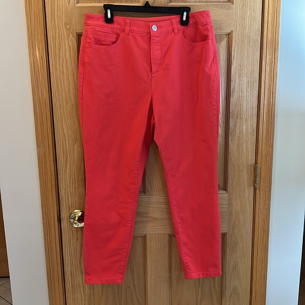 Christopher & Banks - Signature Slimming Orange Jeans - Pants - Size 12 - Picture 12 of 14